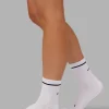 10018-fast-performance-quarter-socks-2.0-white-black-2.webp Fast Performance Quarter Socks 2.0 - White-Black