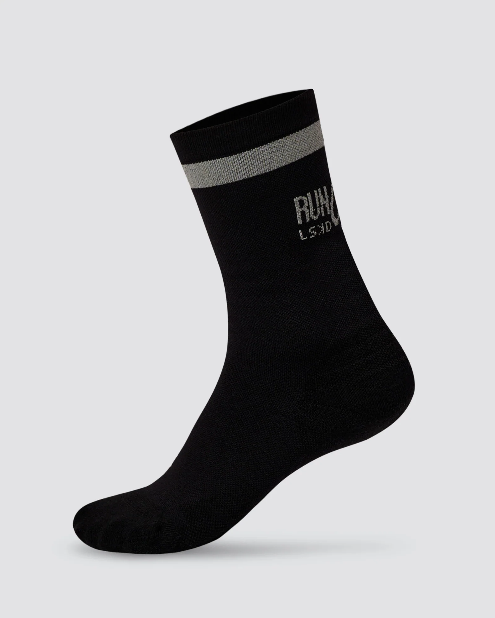 Run Club Performance Socks 2.0 - Black-Reflective