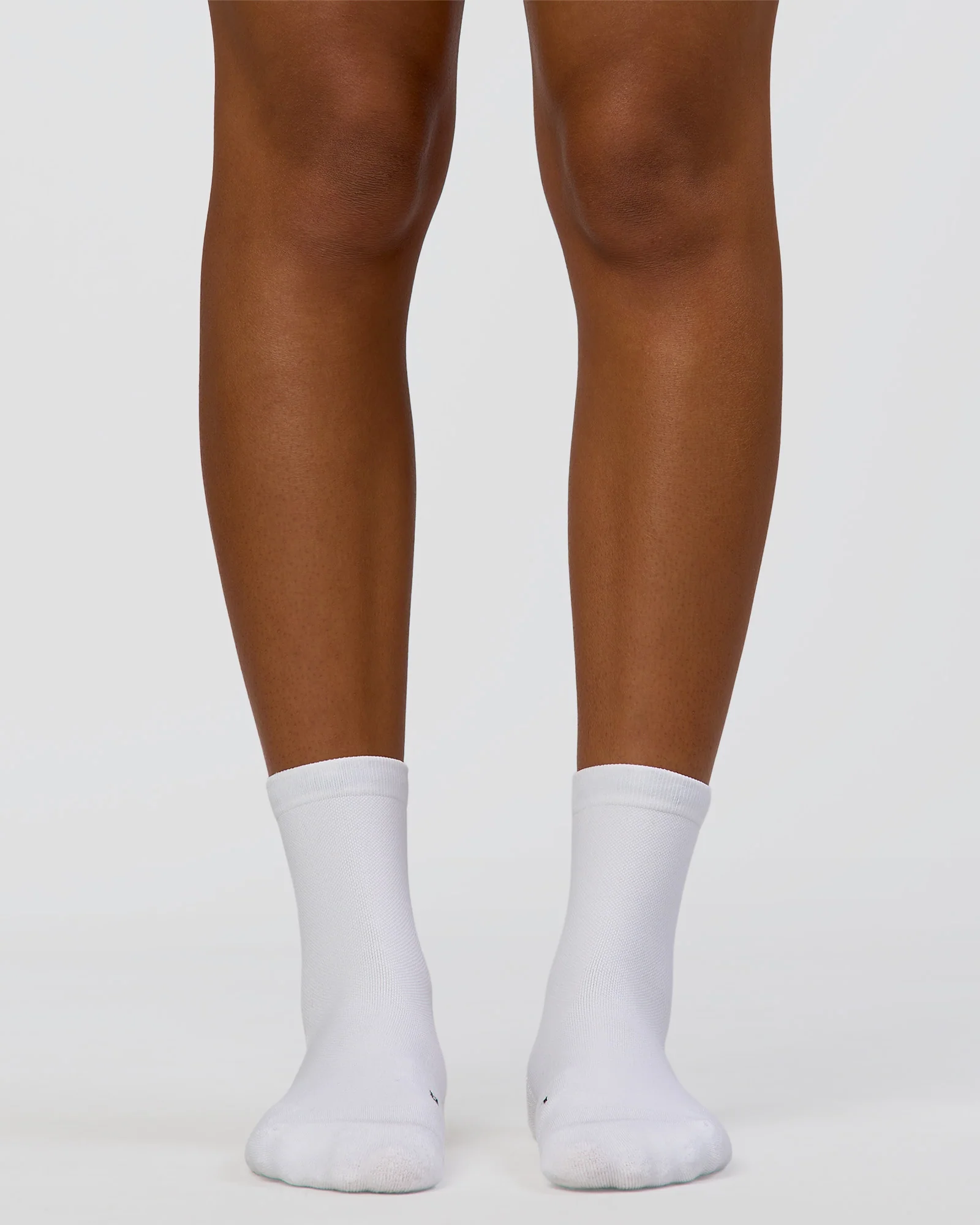 Race Performance Quarter Socks - White-Reflective