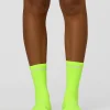 10093-fast-performance-crew-socks-2.0-lime-glo-white-3.webp Fast Performance Crew Socks 2.0 - Lime Glo-White