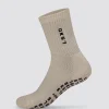 Signal Pilates Crew Grip Socks 2.0 - Off White-Future Navy