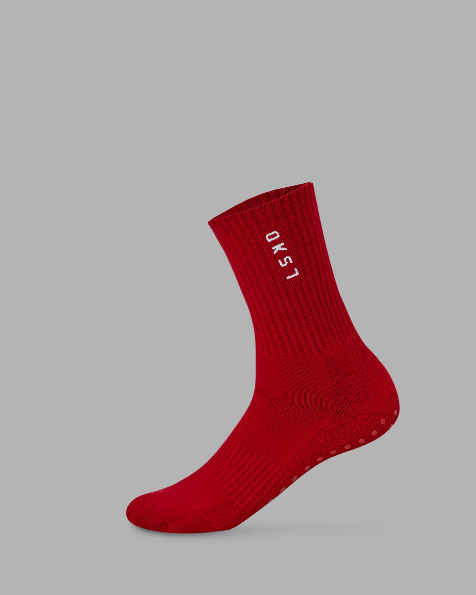 10124-cherry-lacquer-marshmallow-s-m-cherry-lacquer-marshmallow-s-m-variation-1.webp Signal Crew Pilates Grip Sock - Cherry Lacquer-Marshmallow