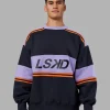 1013-a-team-sweater-oversize-caviar-violet-ray-3.webp A-Team Sweater Oversize - Caviar-Violet Ray