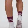 10130-aspire-pilates-grip-socks-white-plum-caspia-2.webp Aspire Pilates Grip Socks - White-Plum Caspia