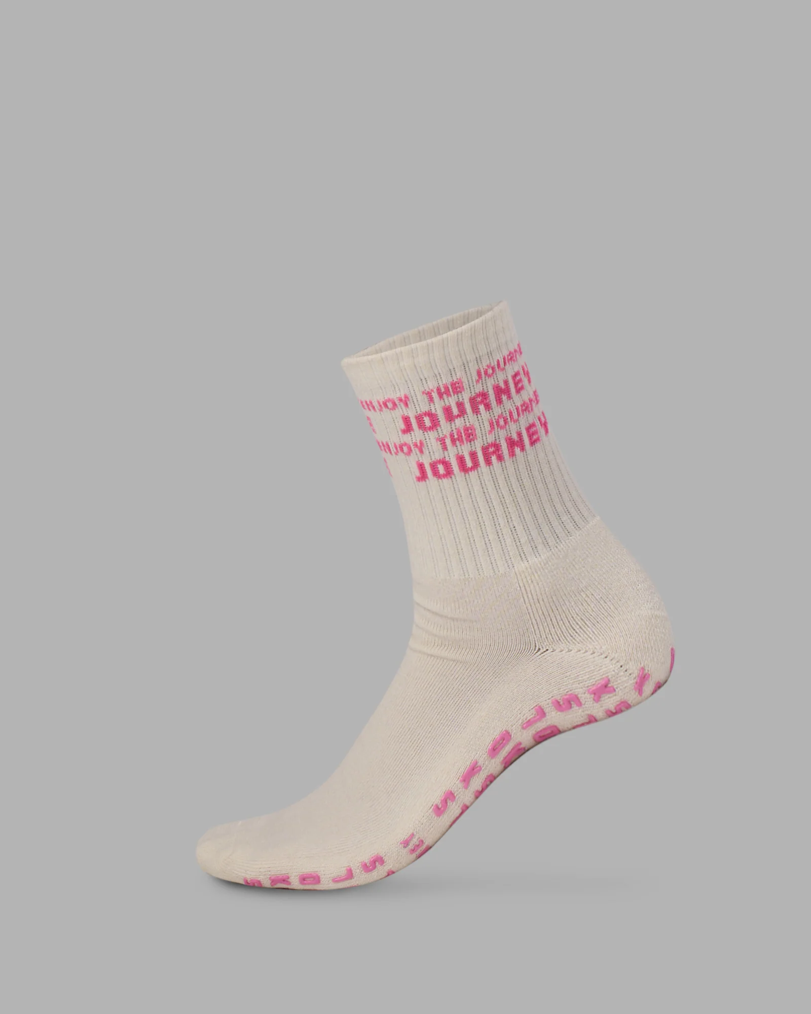 10142-enjoy-the-journey-pilates-grip-socks-off-white-ultra-pink-1.webp Enjoy the Journey Pilates Grip Socks - Off White-Ultra Pink