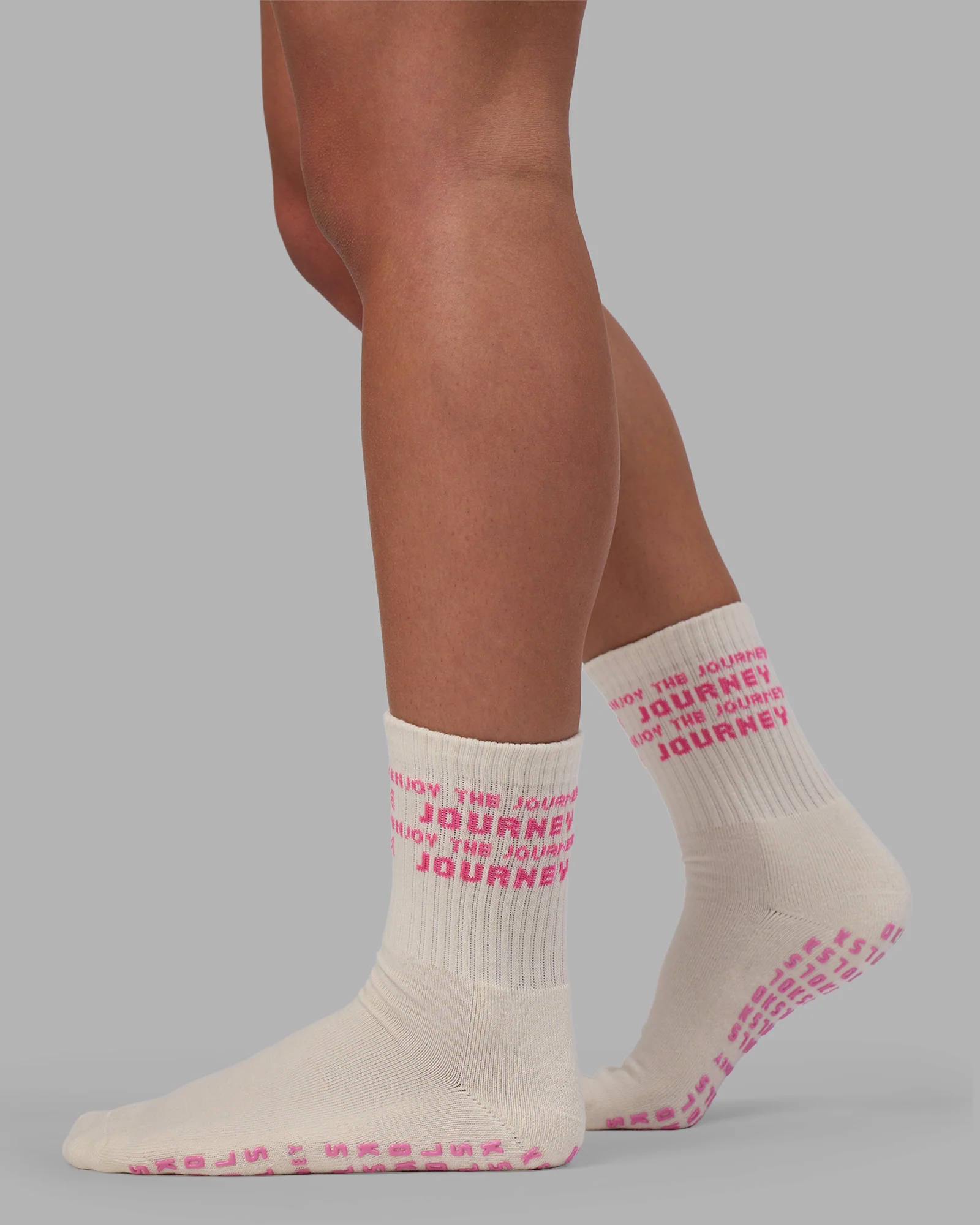 10142-enjoy-the-journey-pilates-grip-socks-off-white-ultra-pink-2.webp Enjoy the Journey Pilates Grip Socks - Off White-Ultra Pink