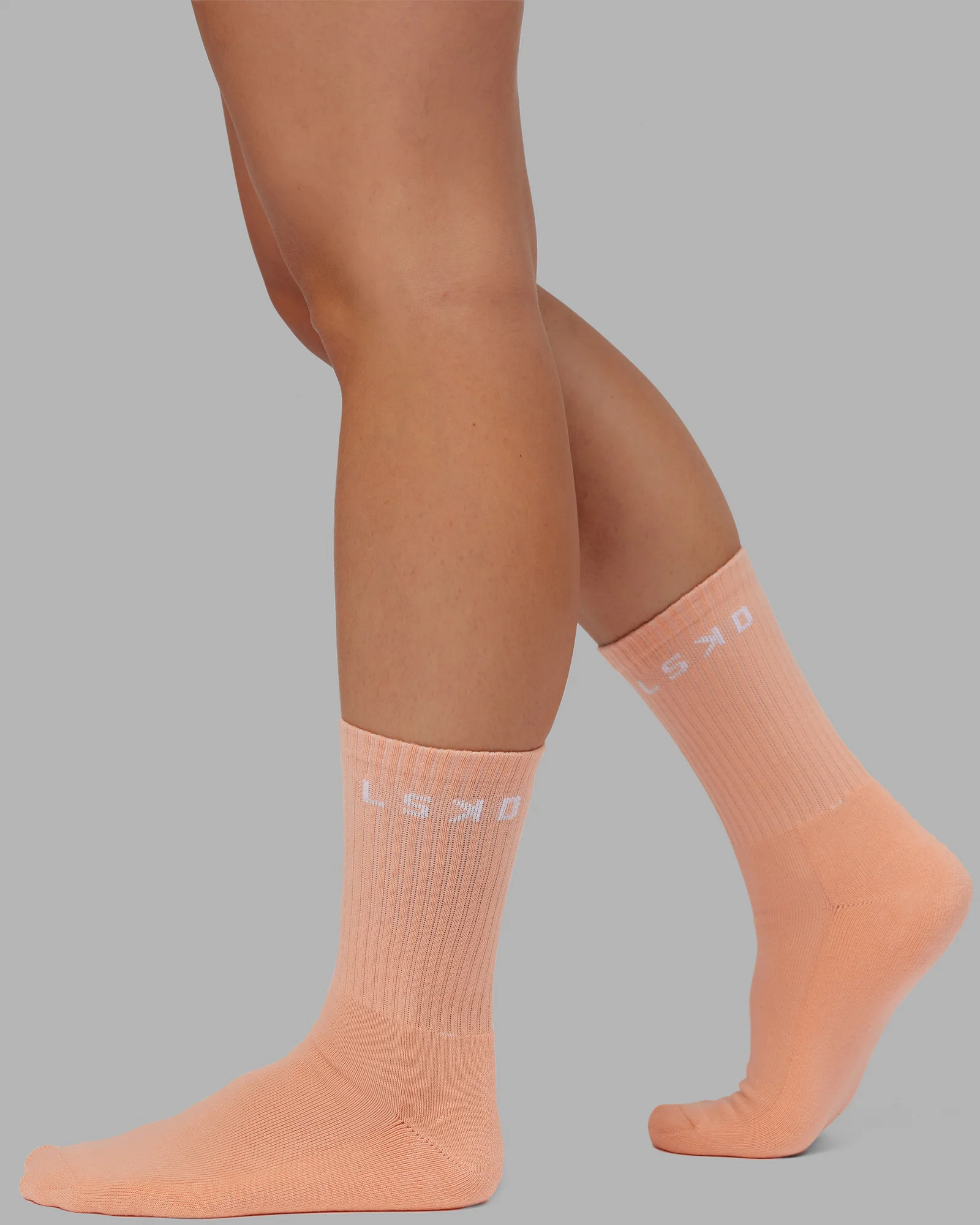 Daily 3 Pack Crew Sock - Glacial Blue-Surf Spray-Mellow Peach
