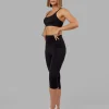 Elixir Ultra High-Rise 3/4 Legging - Black