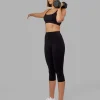 Elixir Ultra High-Rise 3/4 Legging - Black