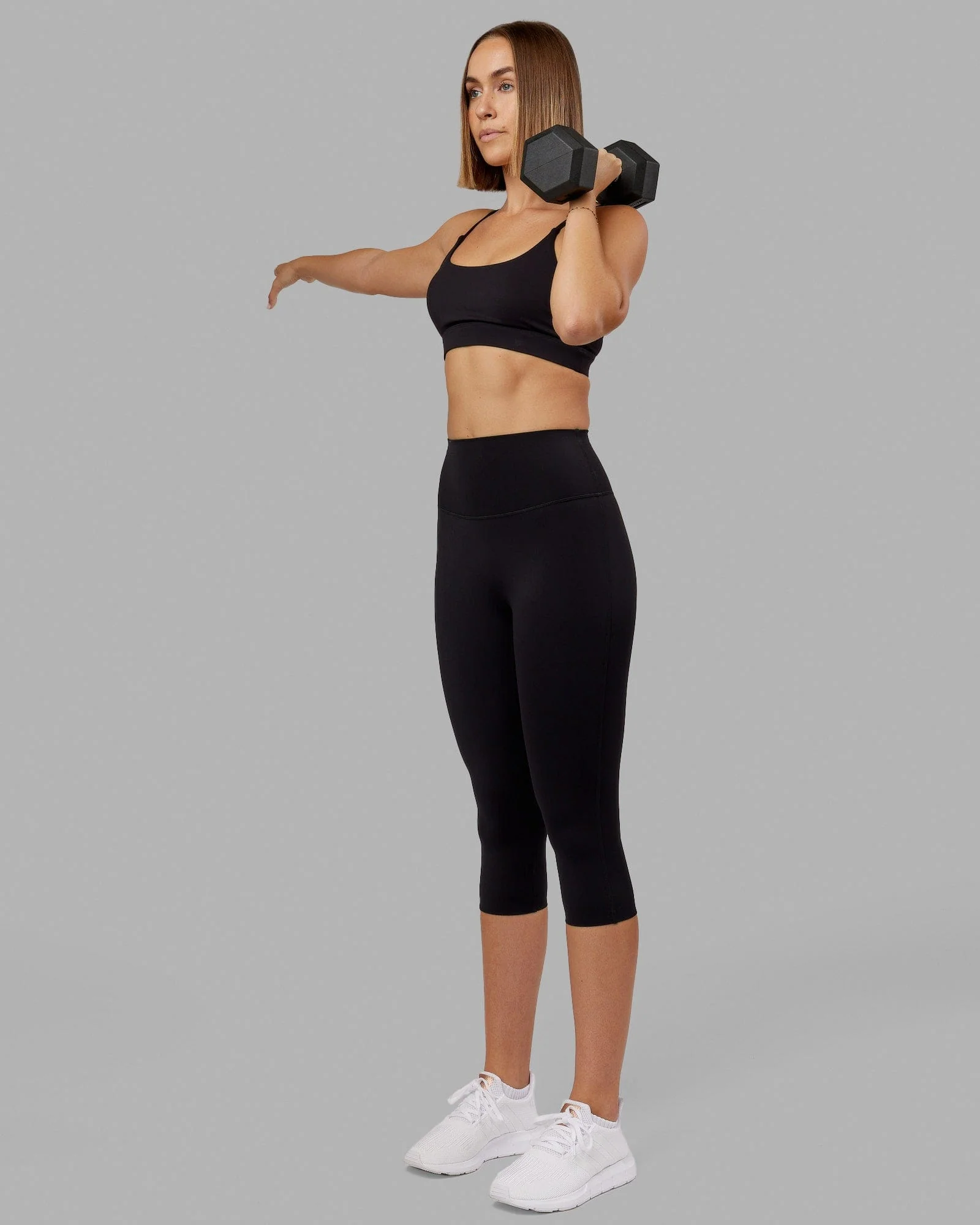 Elixir Ultra High-Rise 3/4 Legging - Black