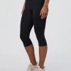 Rep Ultra High-Rise 3/4 Legging Pockets - Black-Black