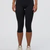 Rep Ultra High-Rise 3/4 Legging Pockets - Black-Black