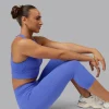 Elixir Ultra High-Rise 3/4 Legging Pockets - Baja Blue