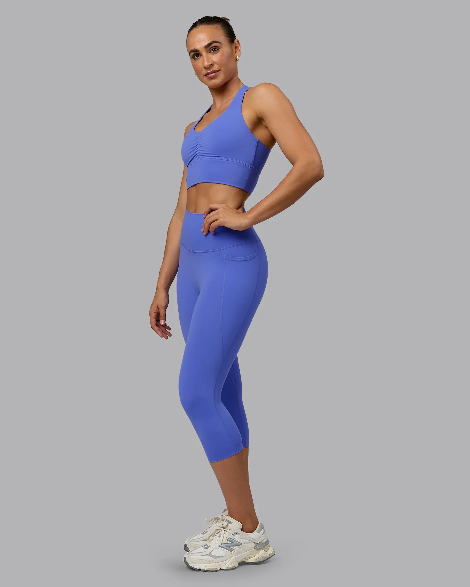 Elixir Ultra High-Rise 3/4 Legging Pockets - Baja Blue
