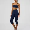 Fusion Ultra High-Rise 3/4 Legging Pockets - Future Navy