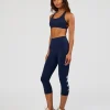 Rep Ultra High-Rise 3/4 Legging Pockets - Future Navy-White