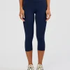 Rep Ultra High-Rise 3/4 Legging Pockets - Future Navy-White