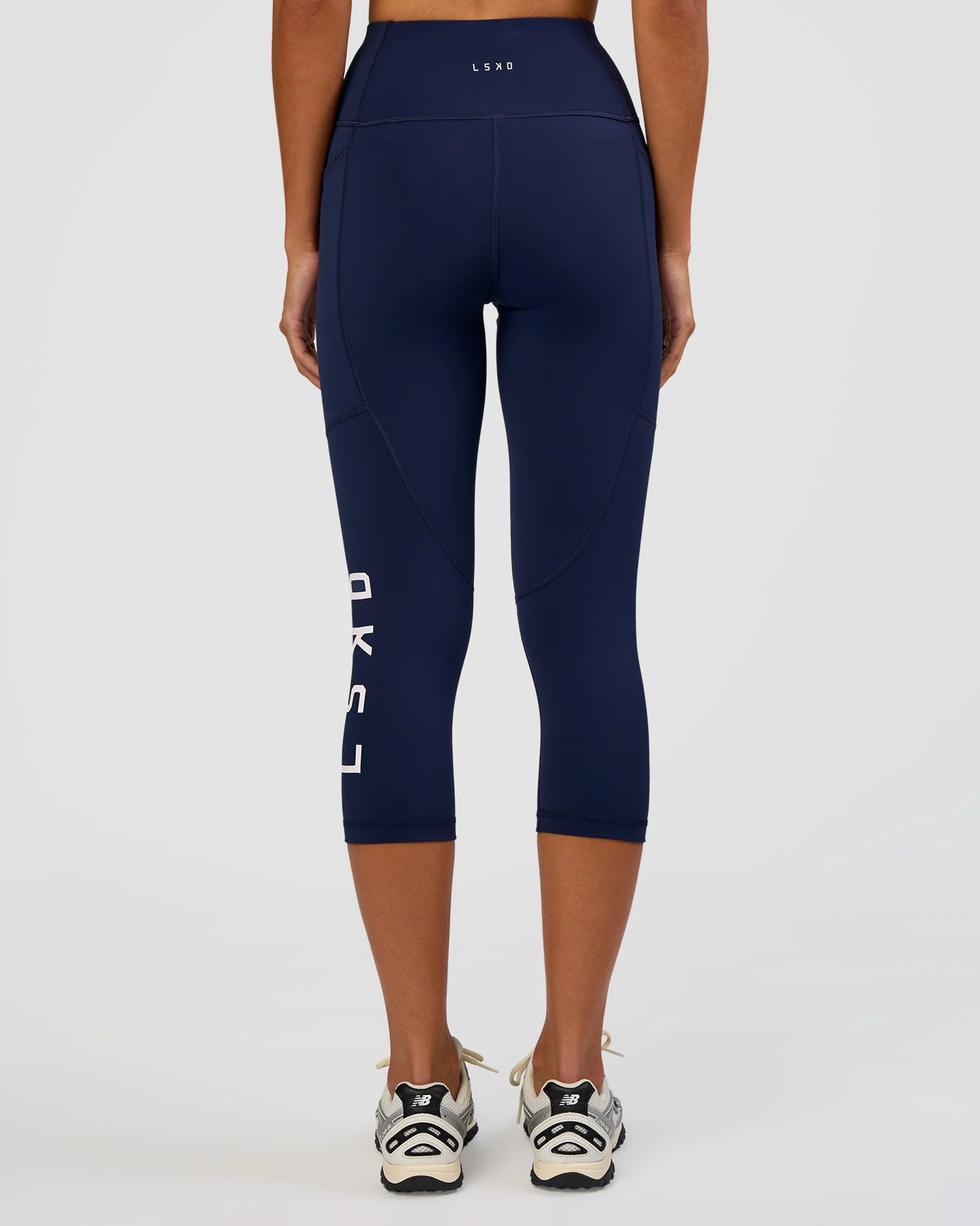 Rep Ultra High-Rise 3/4 Legging Pockets - Future Navy-White