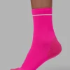 1027-fast-performance-quarter-socks-neon-pink-white-5.webp Fast Performance Quarter Socks - Neon Pink-White
