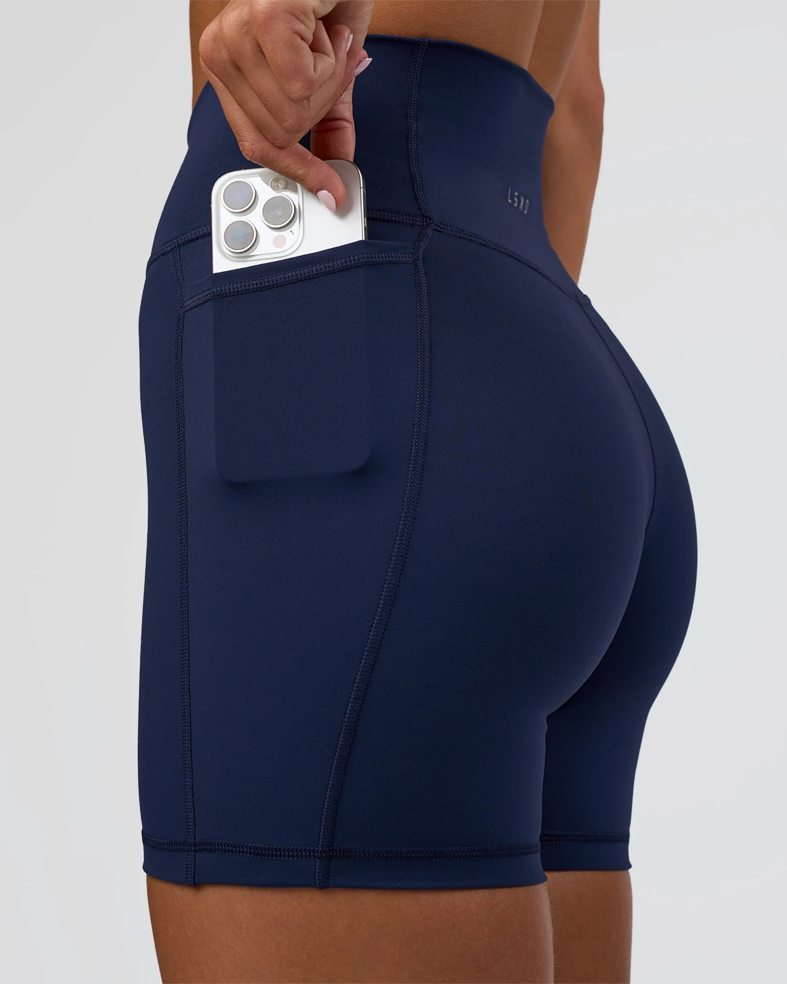 Fusion Ultra High-Rise 6" Short Pockets - Future Navy