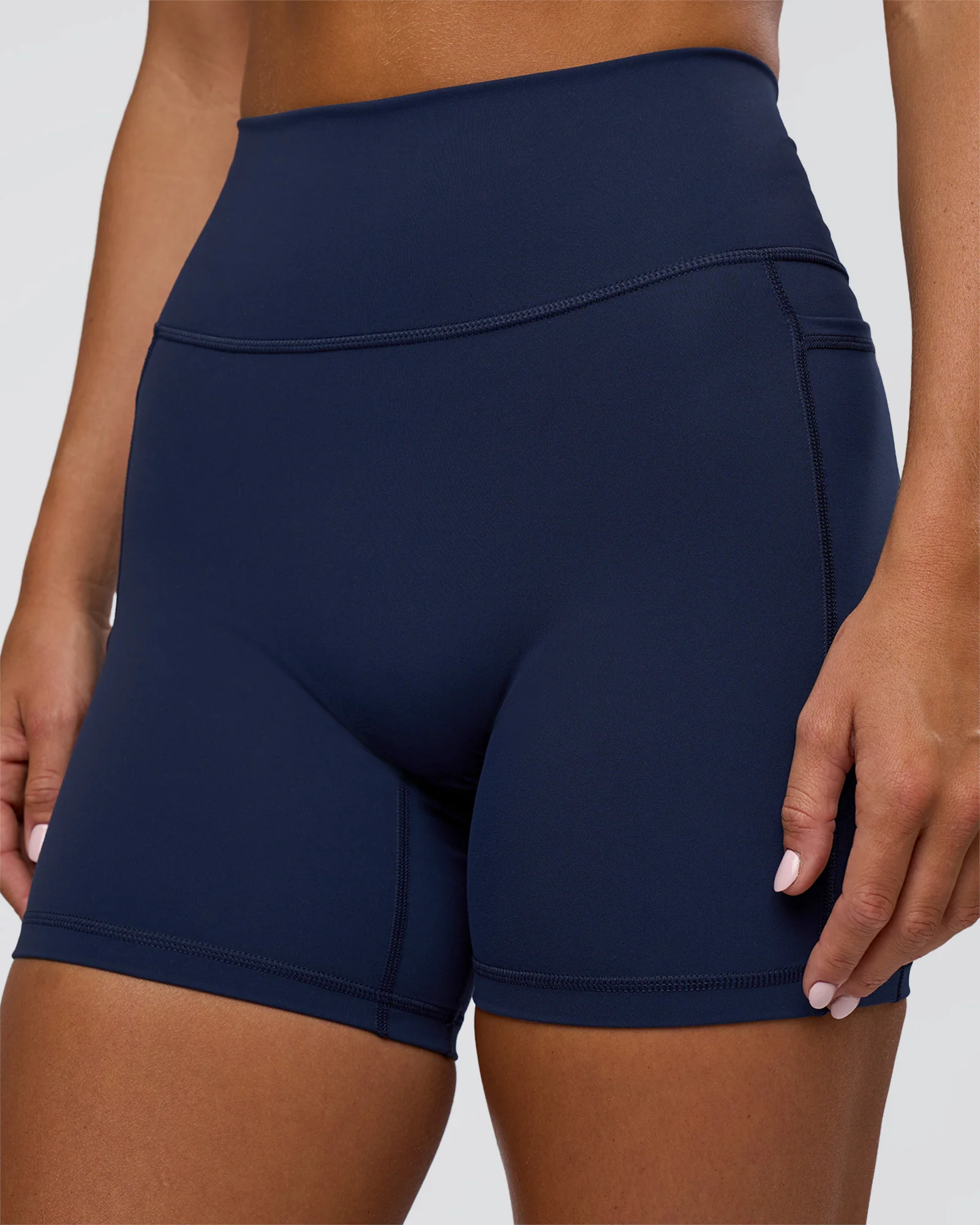 Fusion Ultra High-Rise 6" Short Pockets - Future Navy