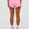 Accelerate 3" Mid-Rise Running Short - Candy Pink-Marshmallow