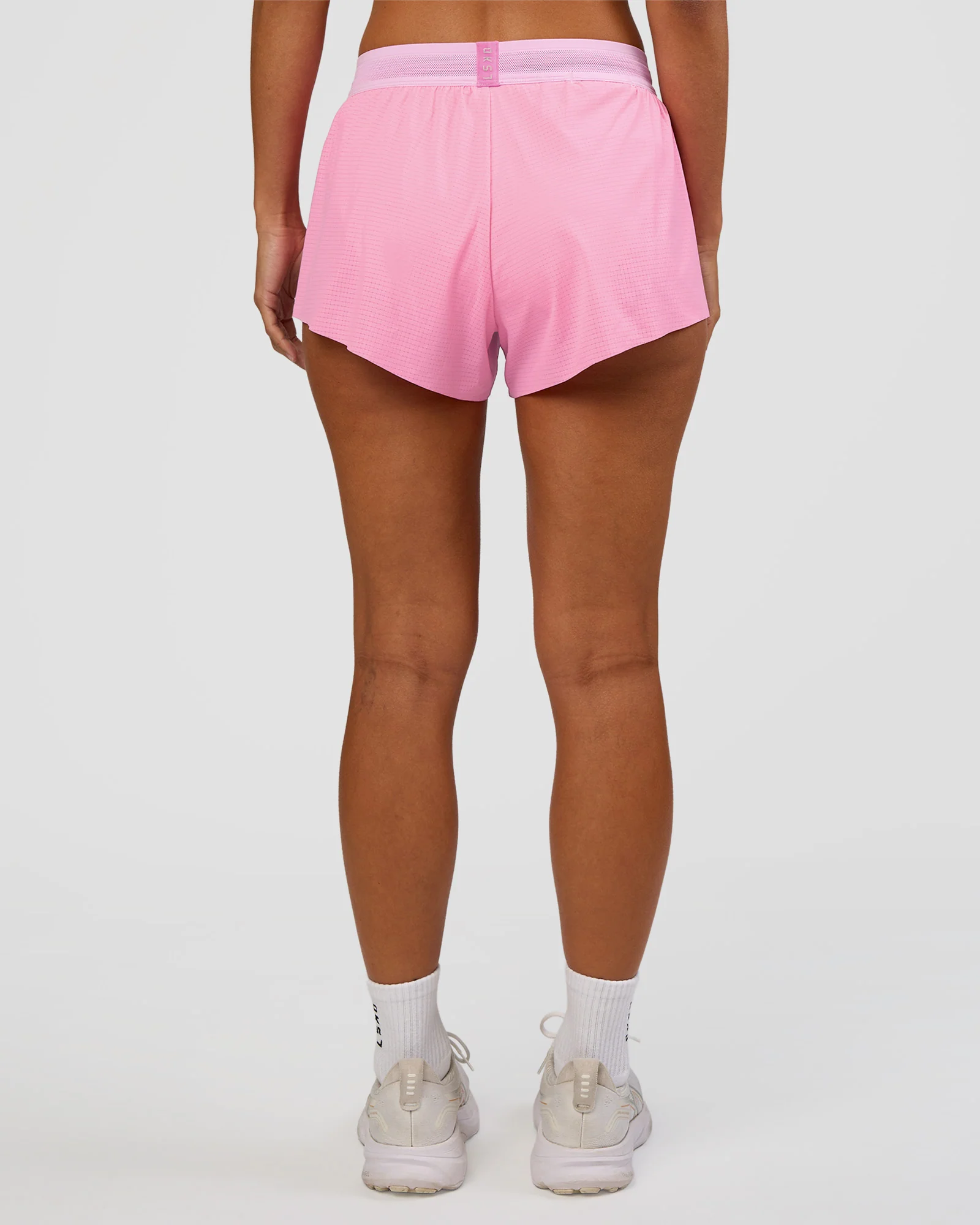 Accelerate 3" Mid-Rise Running Short - Candy Pink-Marshmallow