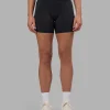 Fusion V-Contour Ultra High-Rise 6" Short Pockets - Black