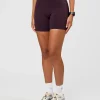 Fusion V-Contour Ultra High-Rise 6" Short Pockets - Midnight Plum