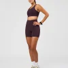 Fusion V-Contour Ultra High-Rise 6" Short Pockets - Midnight Plum