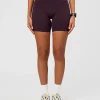 Fusion V-Contour Ultra High-Rise 6" Short Pockets - Midnight Plum
