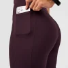 Fusion V-Contour Ultra High-Rise 6" Short Pockets - Midnight Plum