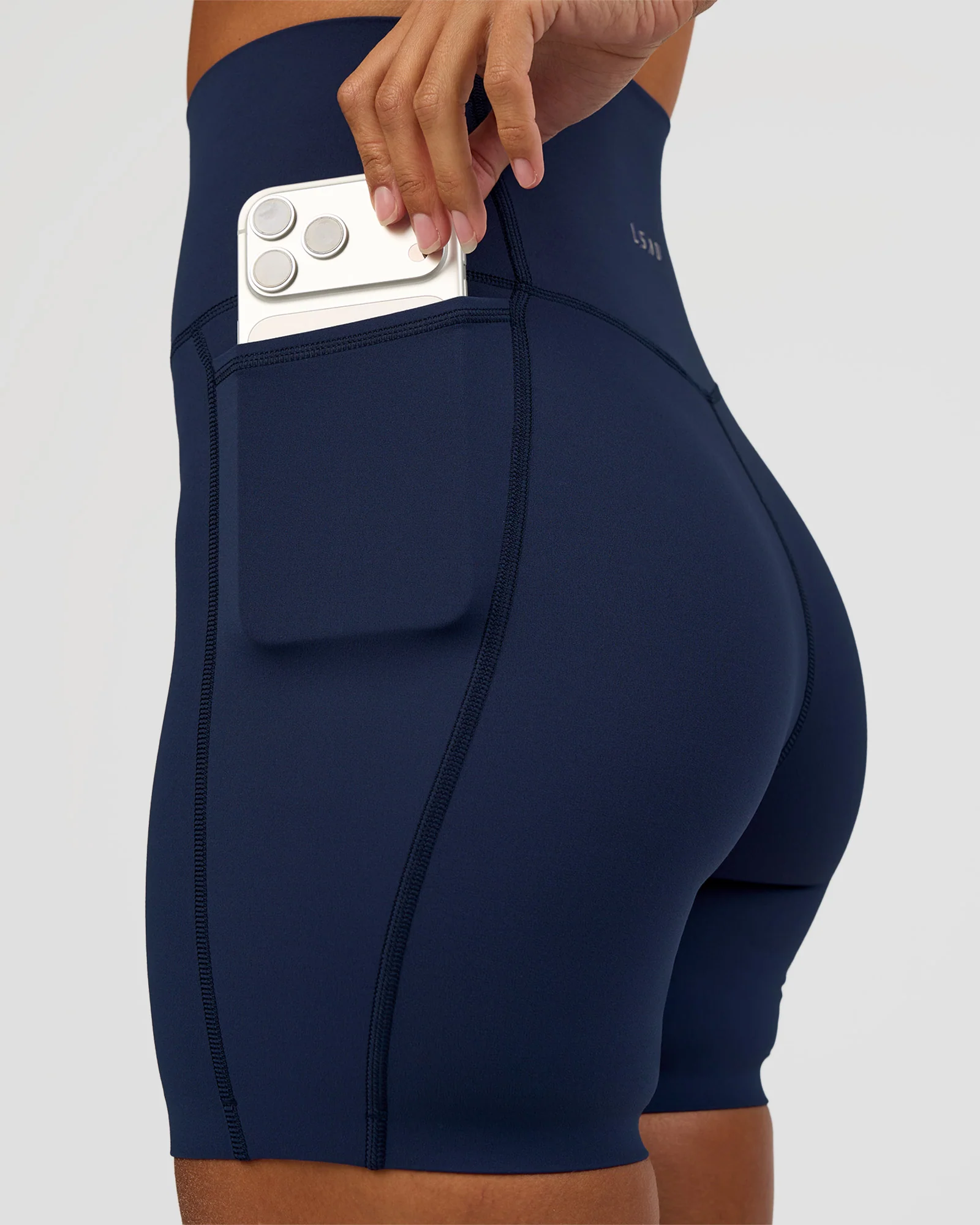 10347-elixir-ultra-high-rise-6-short-pockets-future-navy-2.webp Elixir Ultra High-Rise 6” Short Pockets - Future Navy