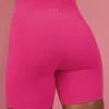 Fusion Ultra High-Rise 6" Short Pockets - Ultra Pink