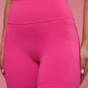 Fusion Ultra High-Rise 6" Short Pockets - Ultra Pink