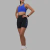 Rep Ultra High-Rise 6" Short Pockets - Black-Power Cobalt
