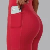 O.G. Fusion Ultra High-Rise 6" Short Pockets - Scarlet