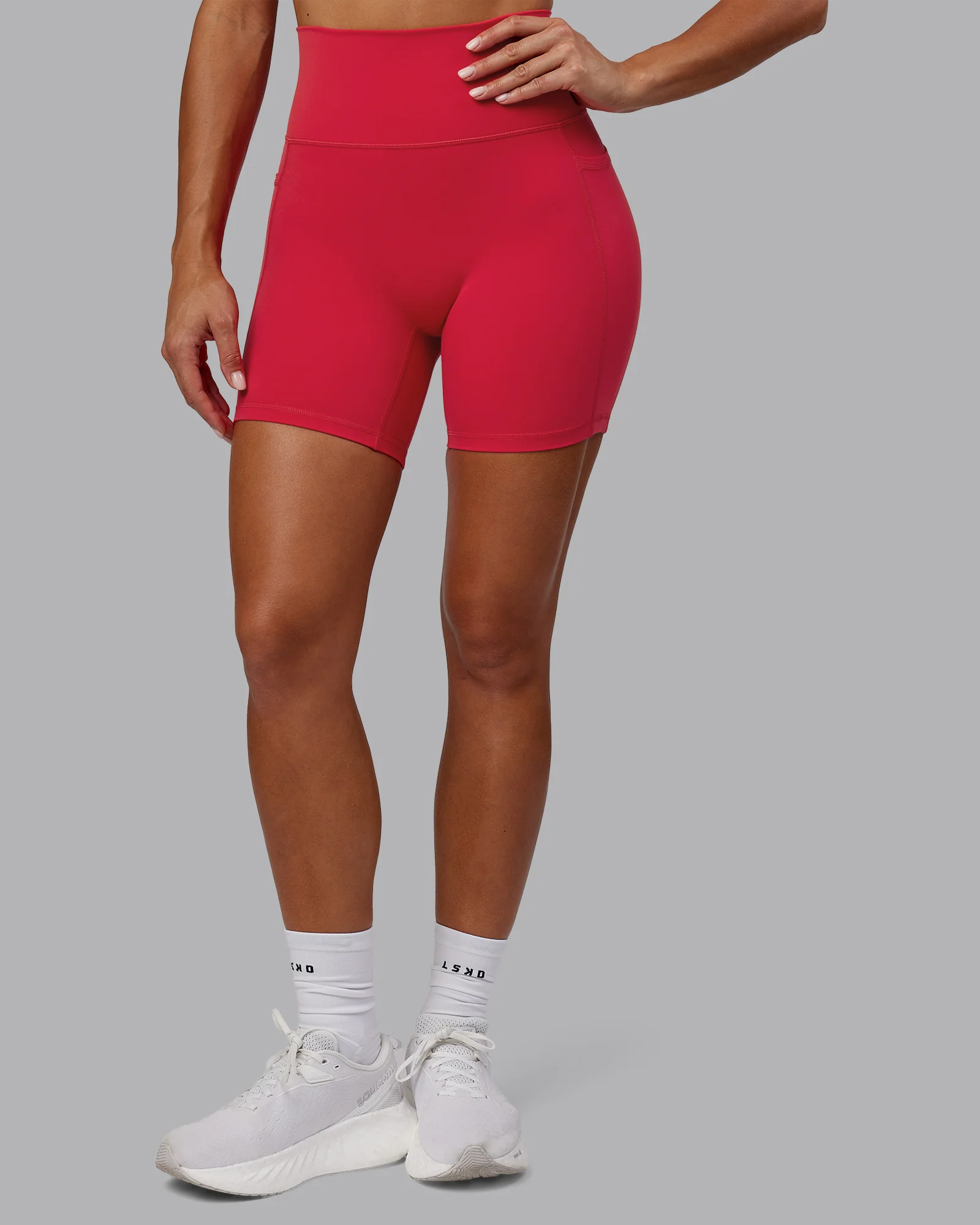 O.G. Fusion Ultra High-Rise 6" Short Pockets - Scarlet