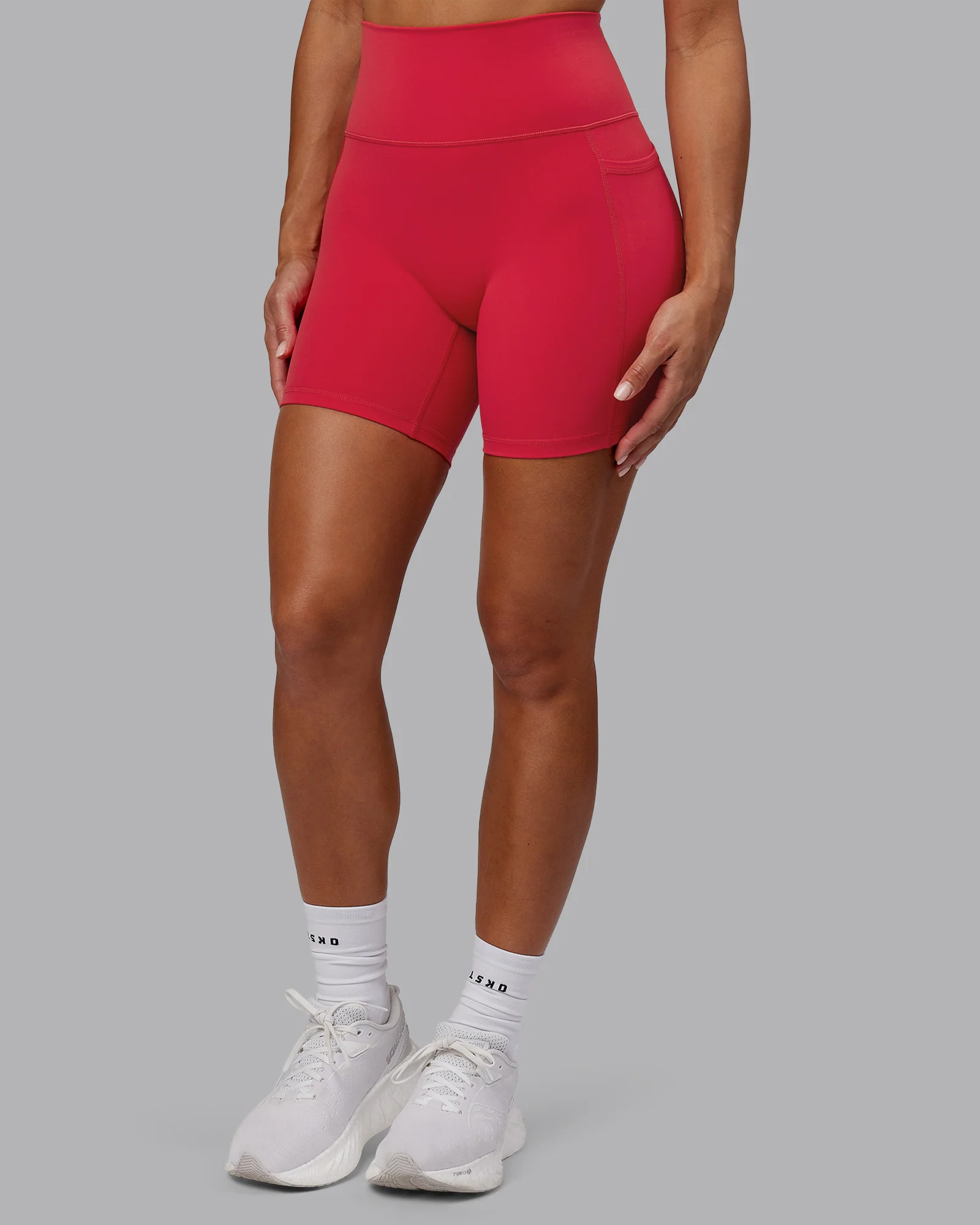 O.G. Fusion Ultra High-Rise 6" Short Pockets - Scarlet