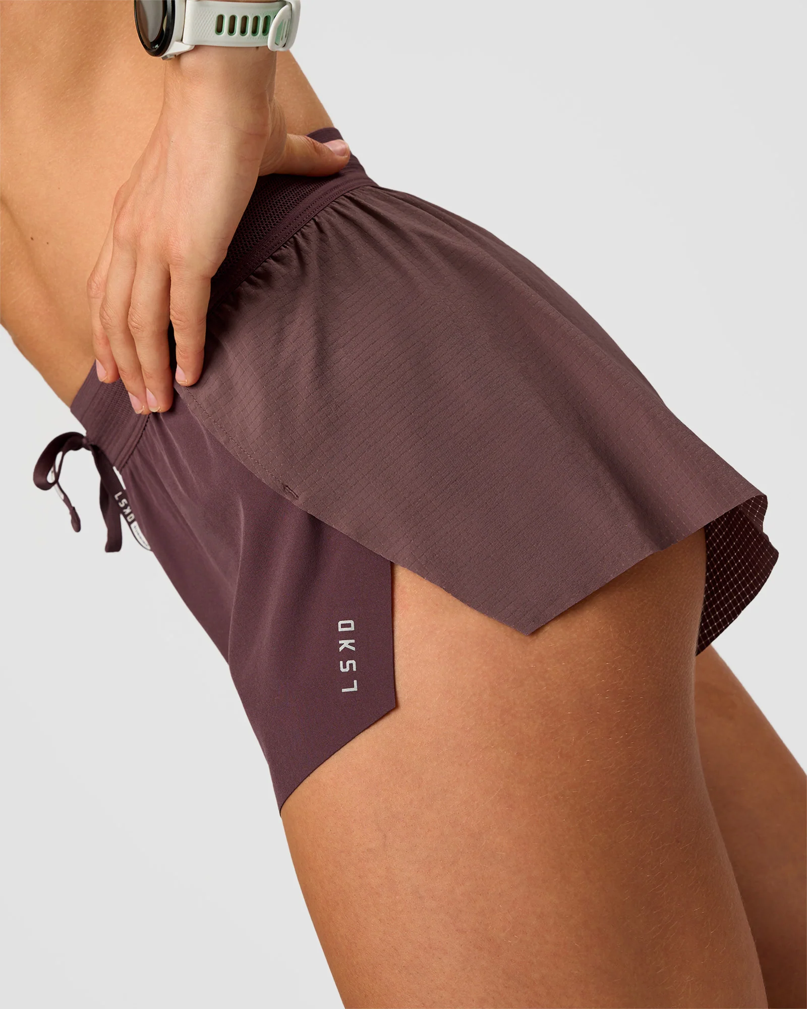 Accelerate 3" Mid-Rise Running Short - Cocoa Powder