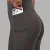 Fusion Ultra High-Rise 6" Short Pockets - Dark Storm