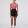 Rep Ultra High-Rise 6" Short Pockets - Black-Ultra Fuchsia