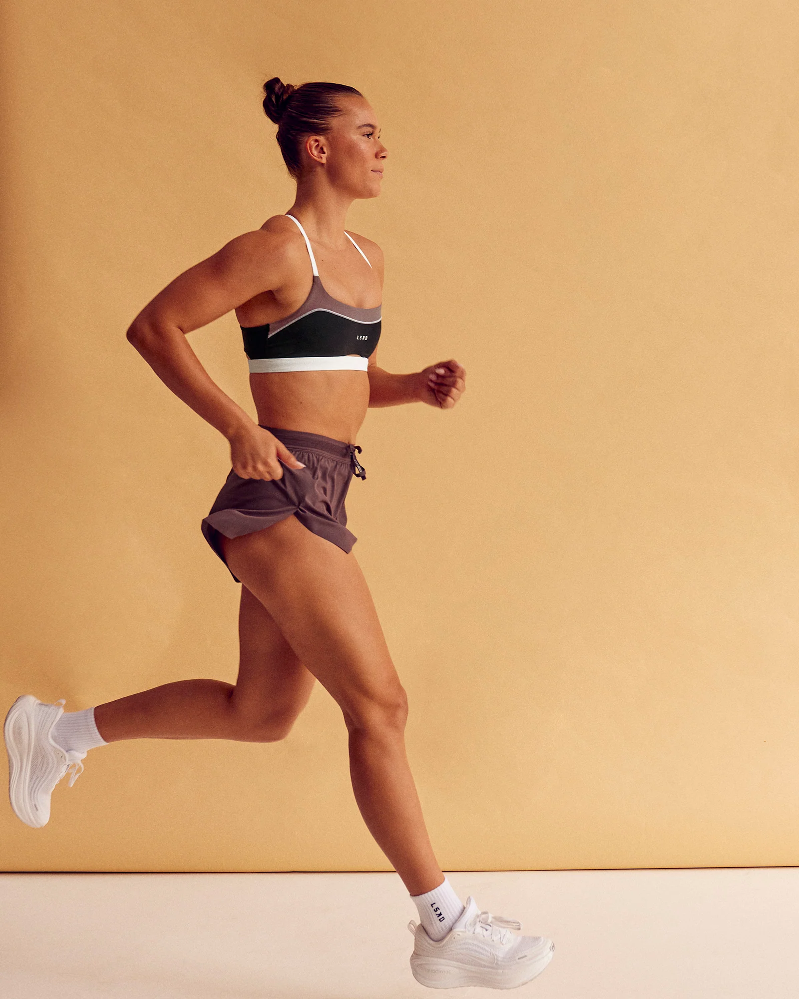 Accelerate 3" High-Rise Running Short - Cocoa Powder