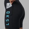 Rep Ultra High-Rise 6" Short Pockets - Black-Blue Atoll