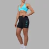 Rep Ultra High-Rise 6" Short Pockets - Black-Blue Atoll