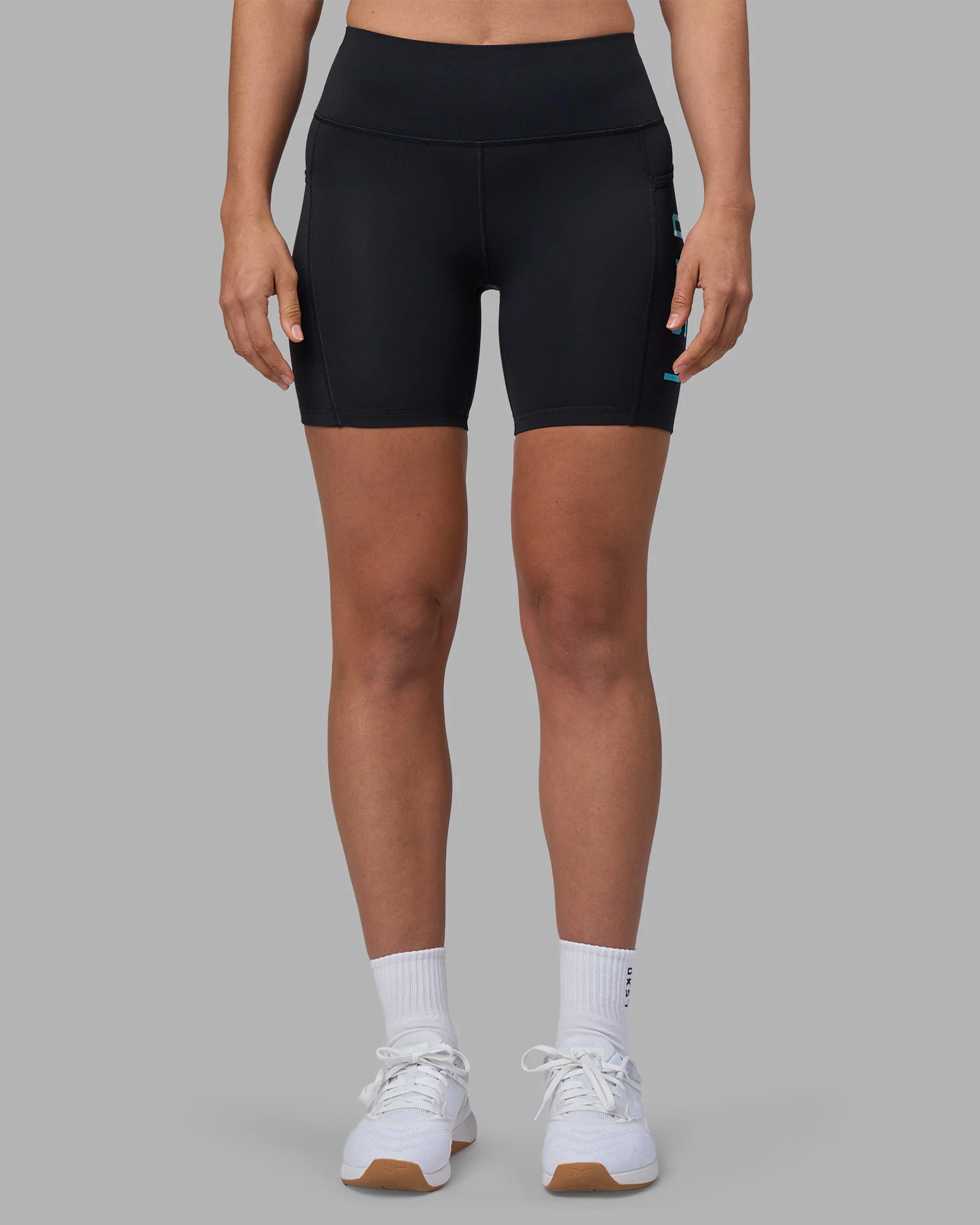 Rep Ultra High-Rise 6" Short Pockets - Black-Blue Atoll