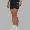 Rep Ultra High-Rise 6" Short Pockets - Black-Blue Atoll