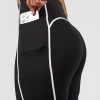 Power Ultra High-Rise 6" Short Pockets - Black