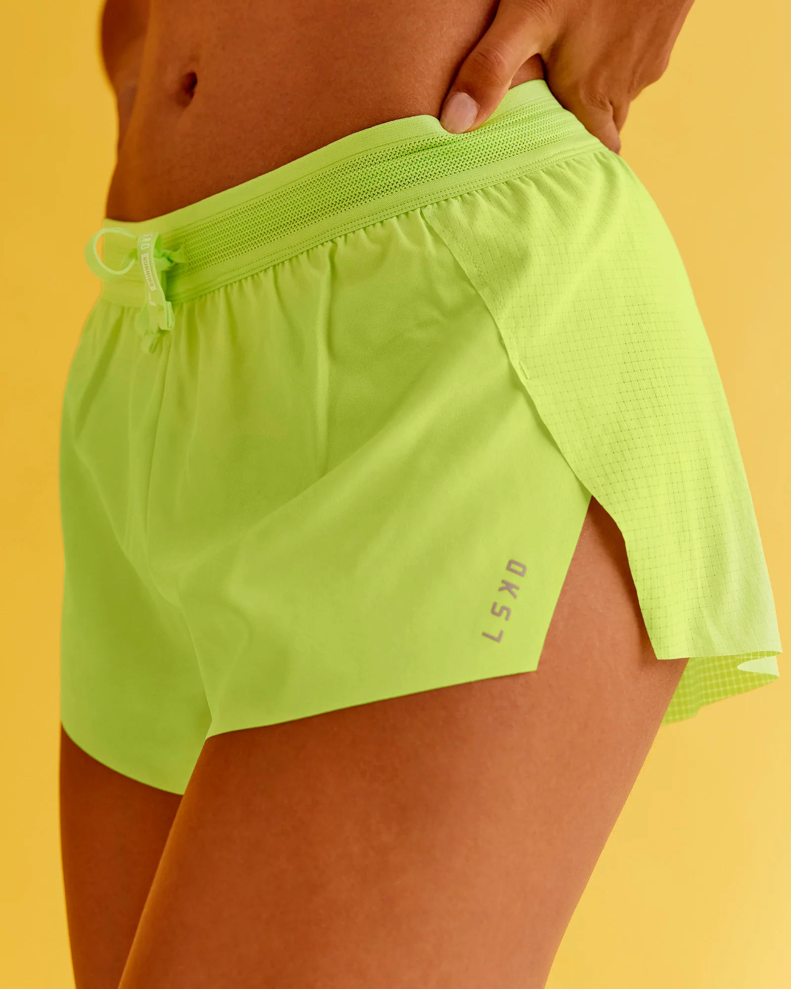 1066-accelerate-3-mid-rise-running-short-hyper-green-1.webp Accelerate 3" Mid-Rise Running Short - Hyper Green