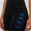 Rep Ultra High-Rise 6" Short Pockets - Black-Electric Indigo